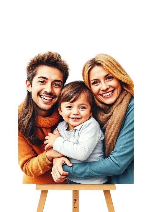 Портрет 50×70 см
